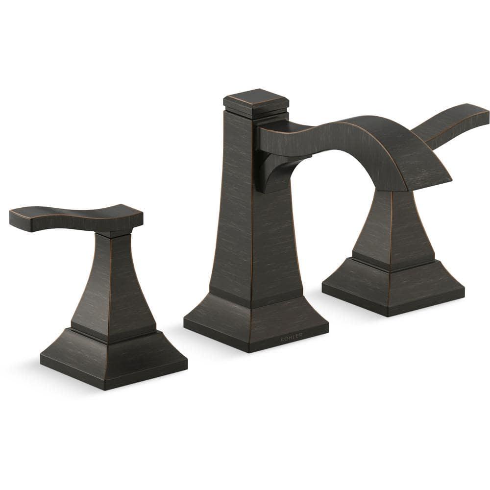 KOHLER Truss 8 in Widespread 2Handle Bathroom Faucet in OilRubbed Bronze