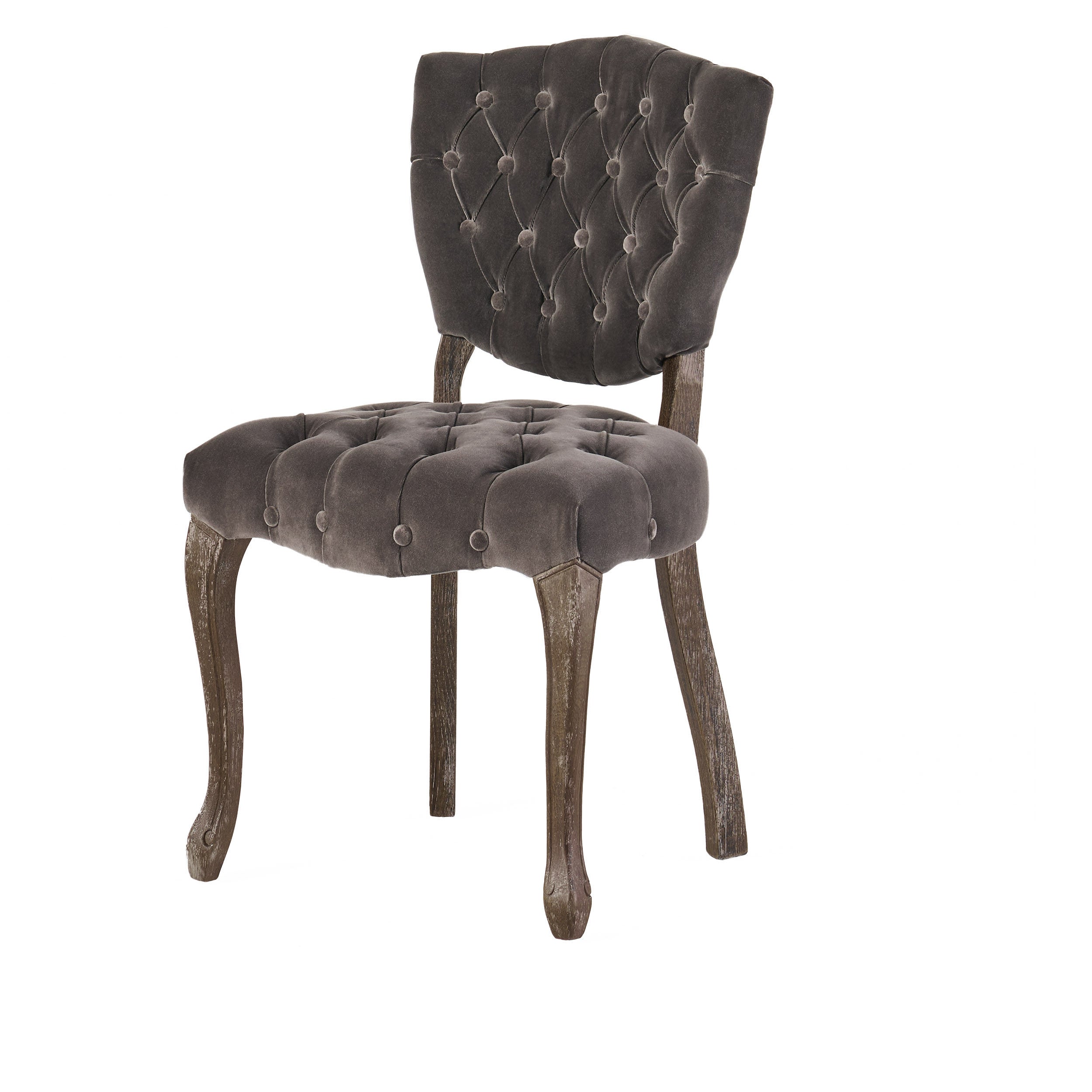 Violetta French Design Charcoal Dining Chair (Set of 2)