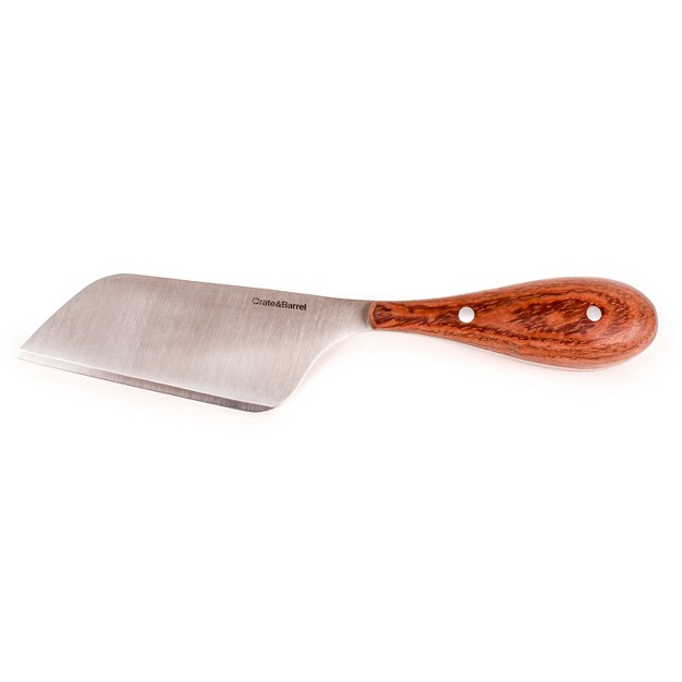 Stainless Steel Provence Hard Cheese Knife With Wood Handle