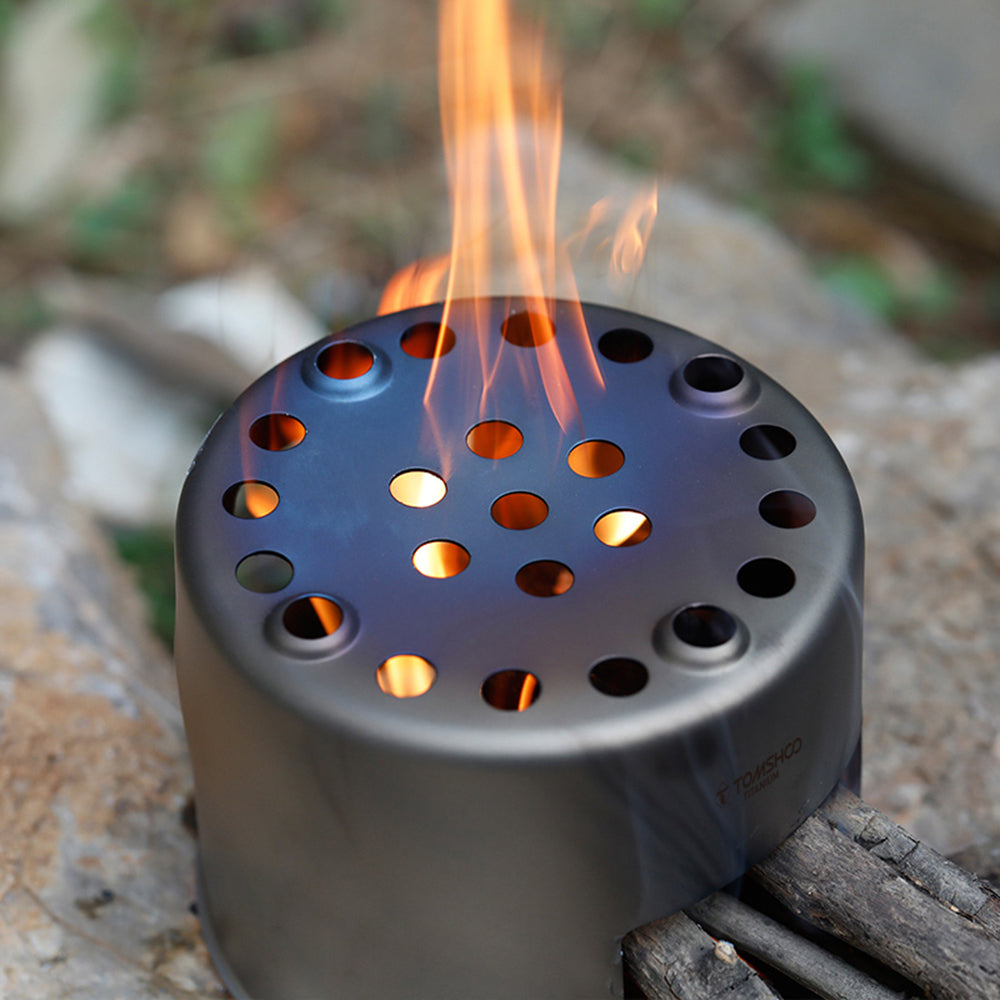 Carevas Ultra-lightweight Titanium Wood Camping