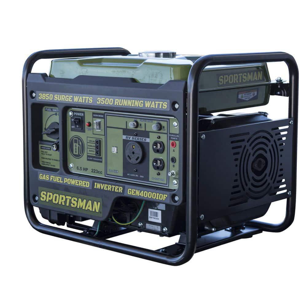 Sportsman 3850Watt3500Watt Recoil Start Open Frame Gasoline Powered Portable Inverter Generator with Parallel Connection