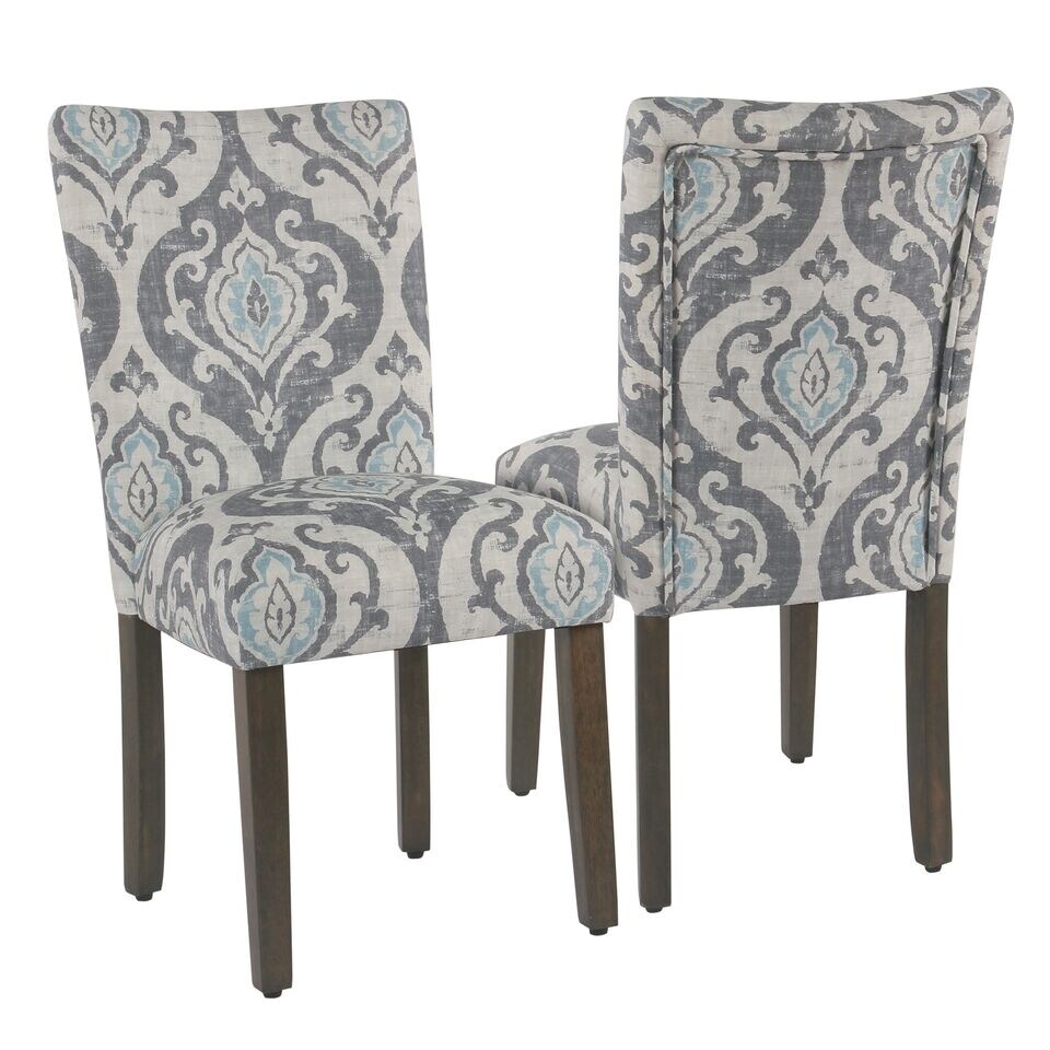 HomePop Classic Parsons Medallion Dining Chair (Set of 2)