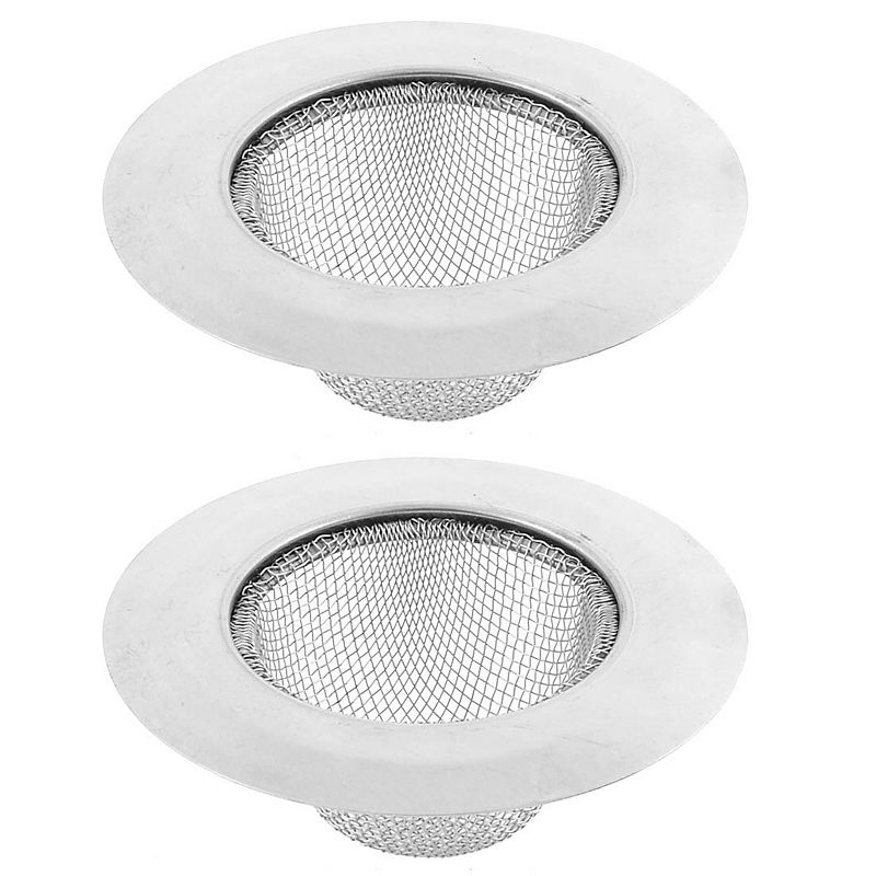 Kitchen Bathtub Basin Sink Garbage Strainer Drain Stopper 3.5 Dia 2pcs