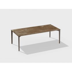 Table repas outdoor Allsize plateau en grés FAST