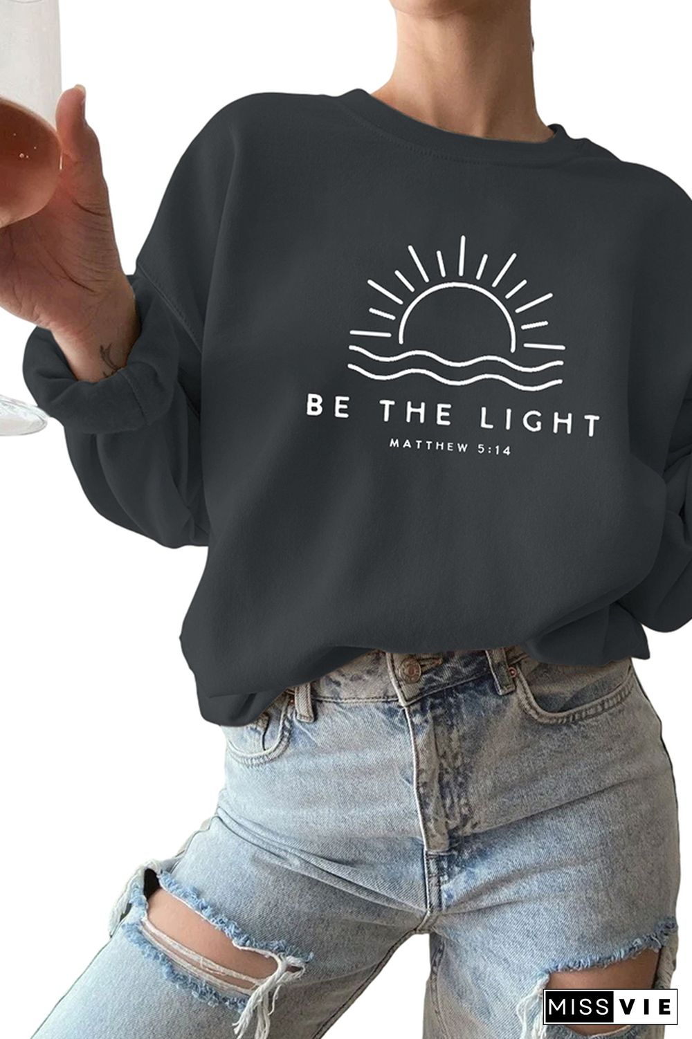 Be The Light,Mathew 5:14 Sweatshirt Wholesale