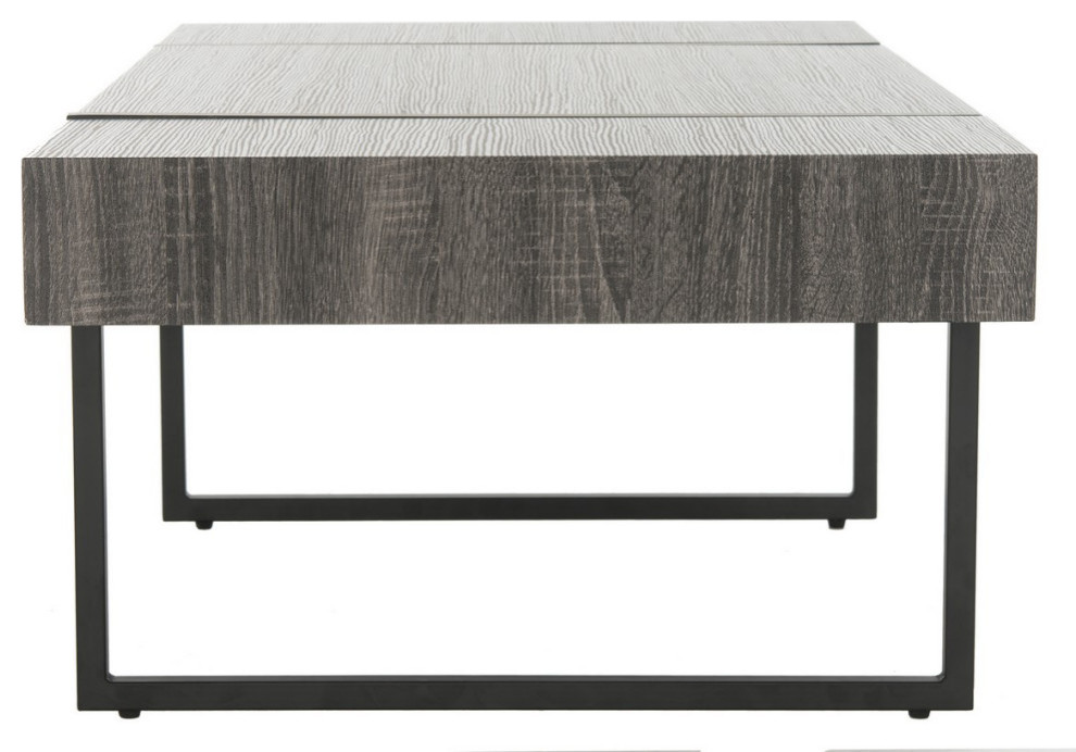 Stana Rectangular Modern Coffee Table Black   Modern   Coffee Tables   by Virgil Stanis Design  Houzz