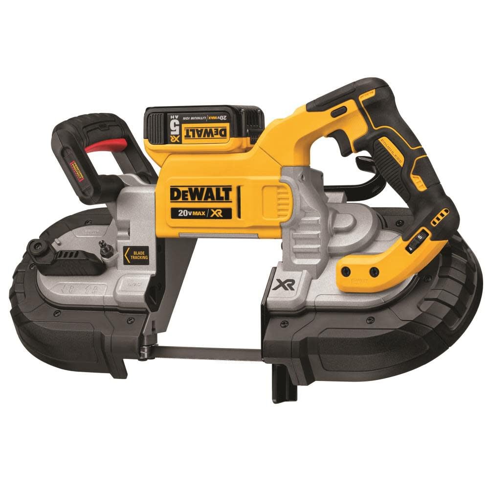 DEWALT 20V MAX* 5" Dual Switch Band Saw Kit DCS376P2 from DEWALT