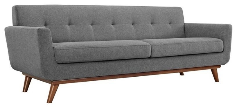 Hawthorne Collection Sofa in Expectation Gray   Midcentury   Sofas   by Homesquare  Houzz