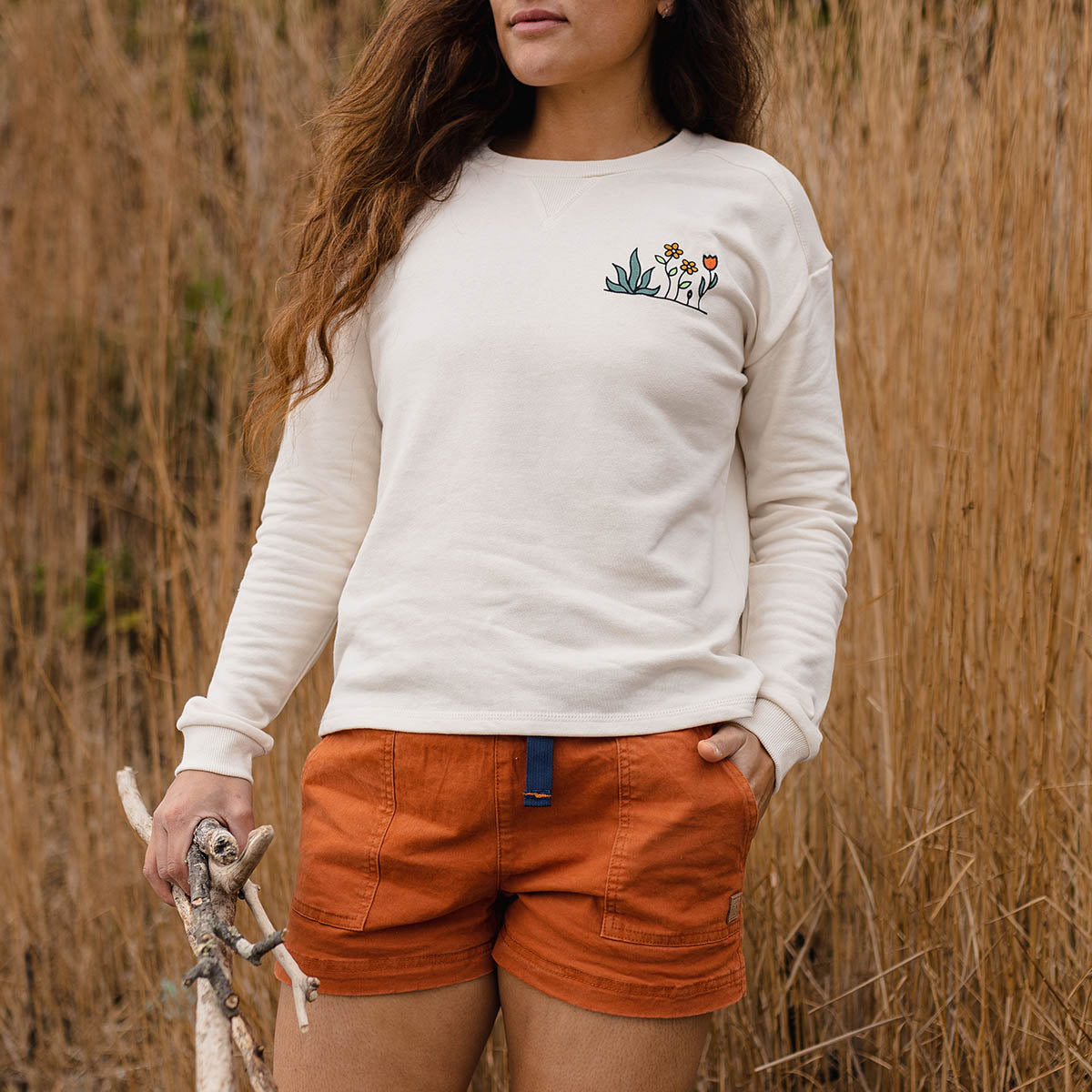 Bloom Hemp Sweatshirt - Birch