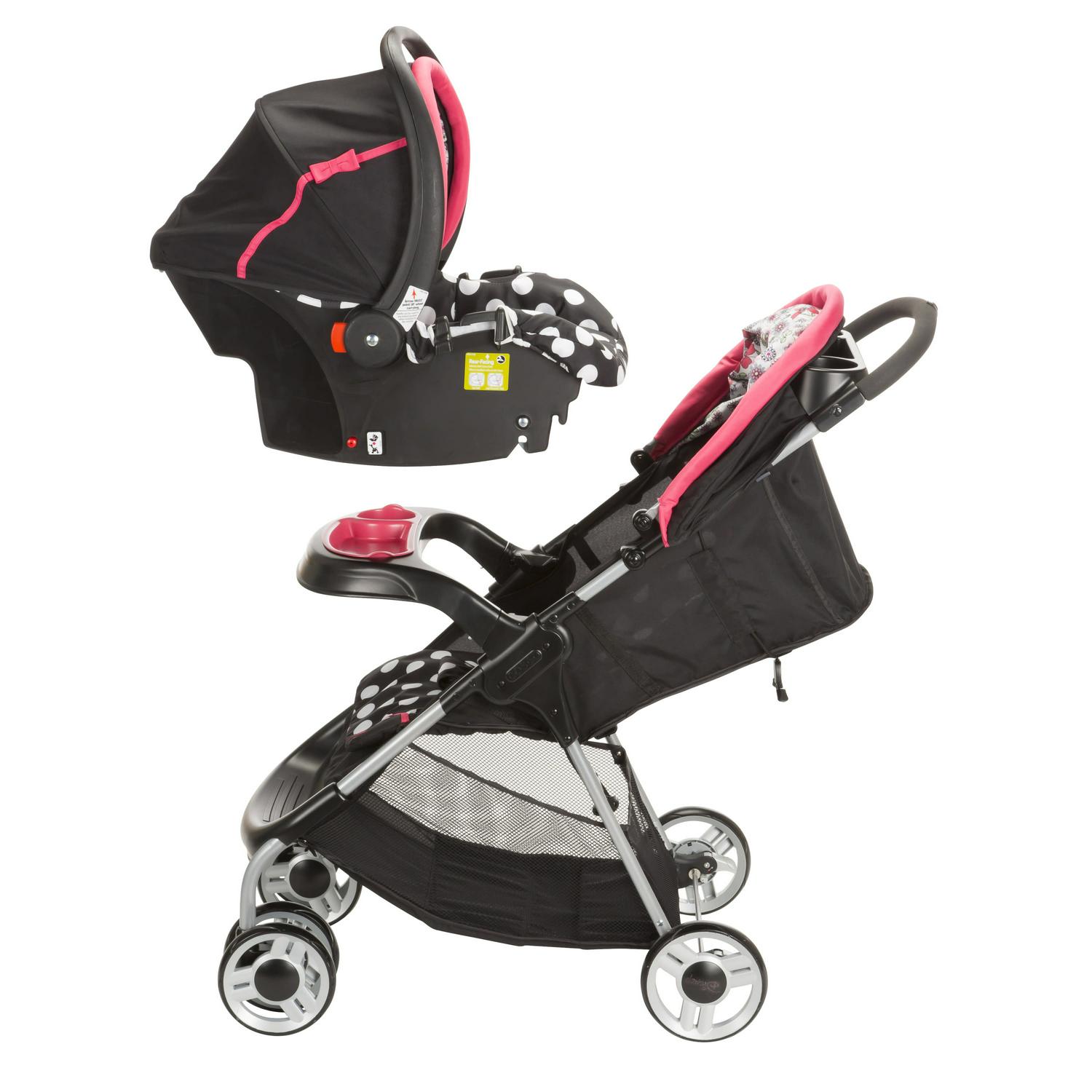 Disney Baby Lift and Stroll Plus Travel System Minnie Coral Flowers  Crowdfused