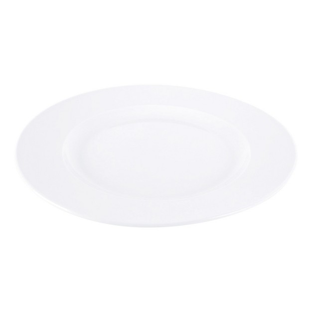 Gibson Our Table Simply White Porcelain 8 Inch Caterer Salad Plates Set Of 6