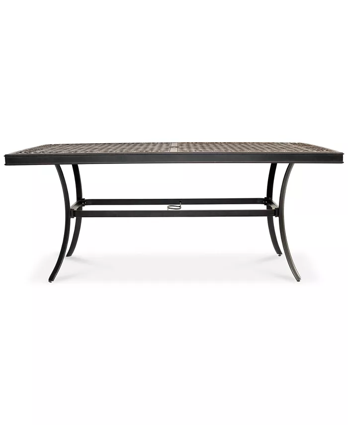 Agio Park Gate Cast Aluminum 68x 38 Outdoor Dining Table