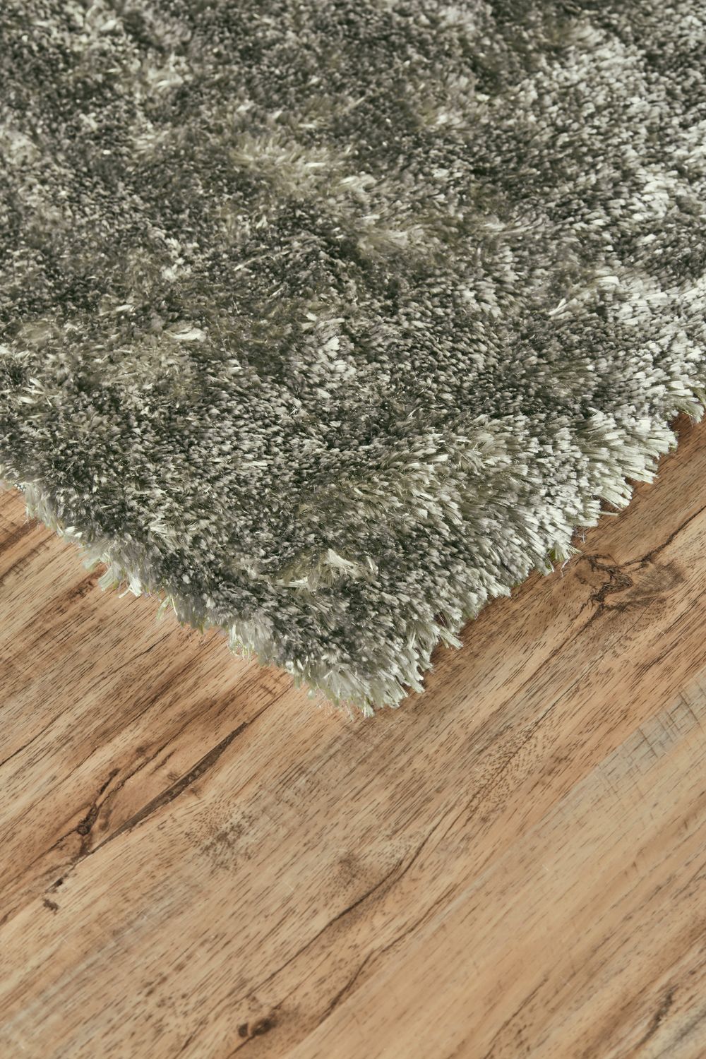 Kelim Hand Tufted Green and Gray Rug by BD Fine