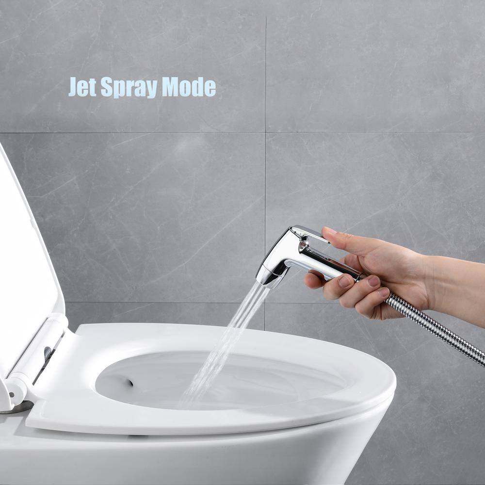 ruiling ABS Hand-held Bidet Toilet Sprayer Set in Silver ATK-186