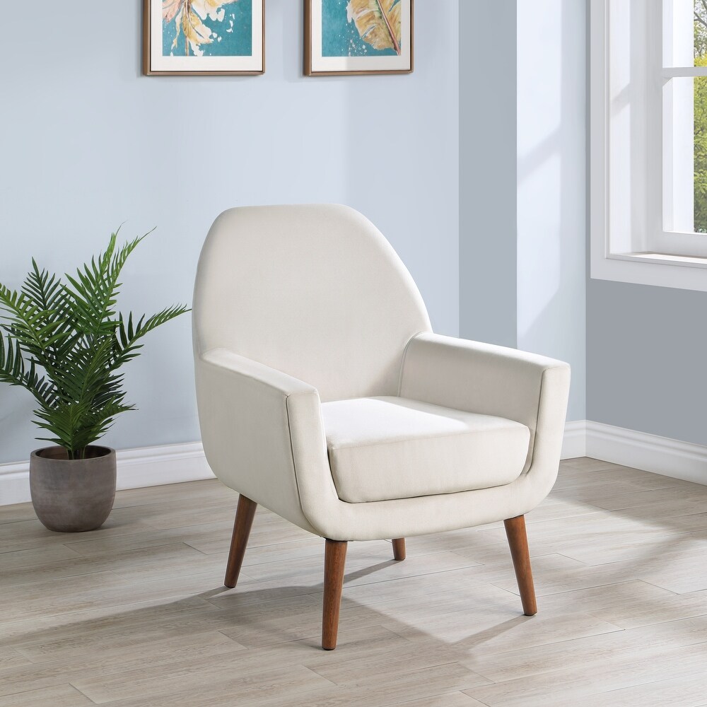 Adrian Mid Century Velvet Arm Chair by Greyson Living