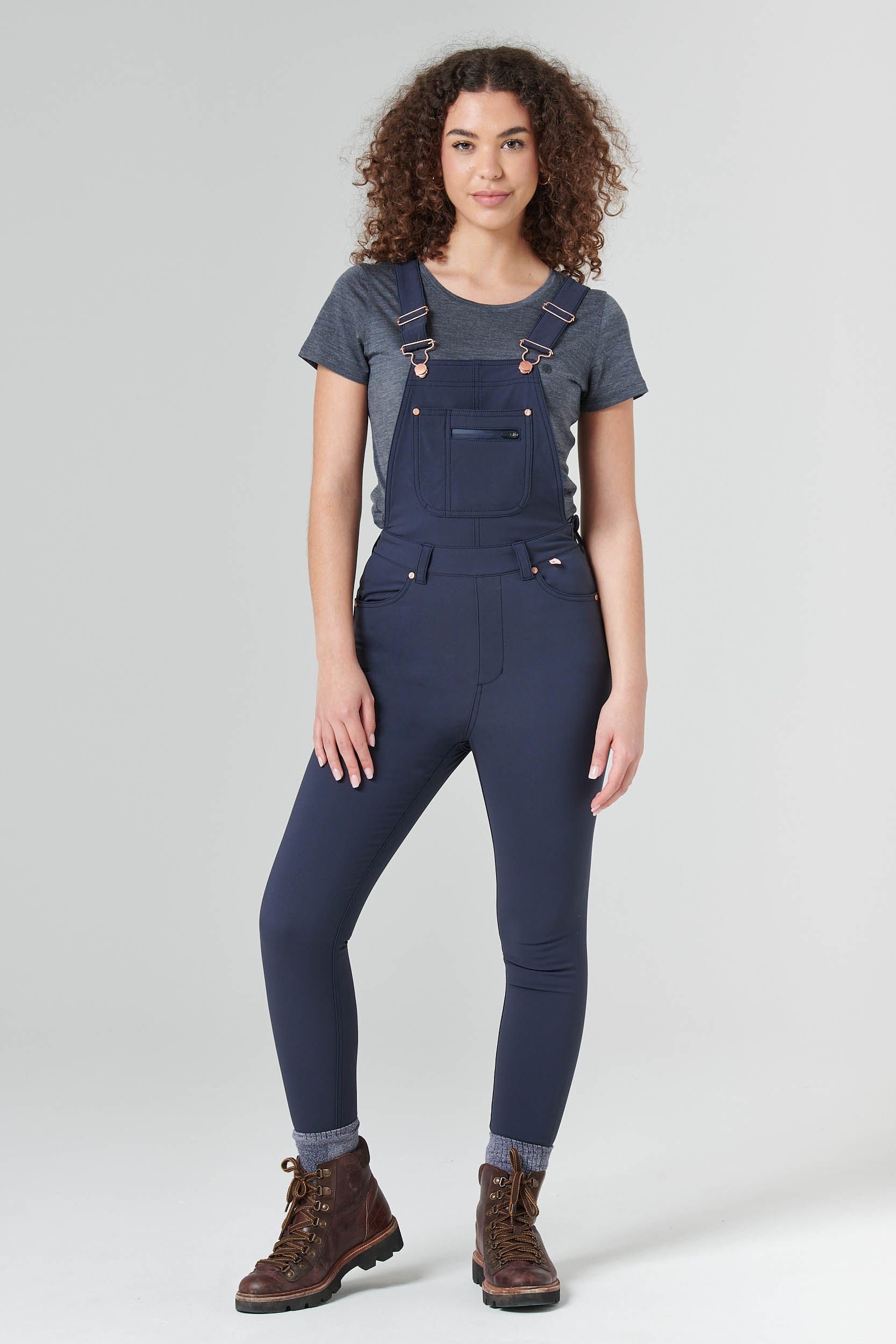 High-Abrasion Outdoor Dungarees - Midnight Blue