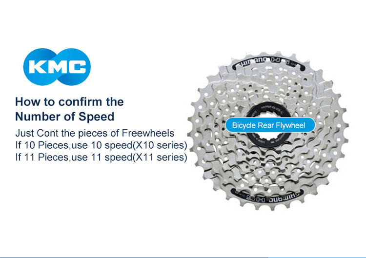 KMC x8 Bicycle Chain 8 speed MTB Road Bike Z X Bridge Chain Trekking Commuting Cycle