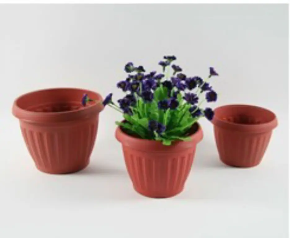 Factory Supply Plastic Plant Flowers Pots for Indoor Outdoor Decorative Classic Round Pot Customized