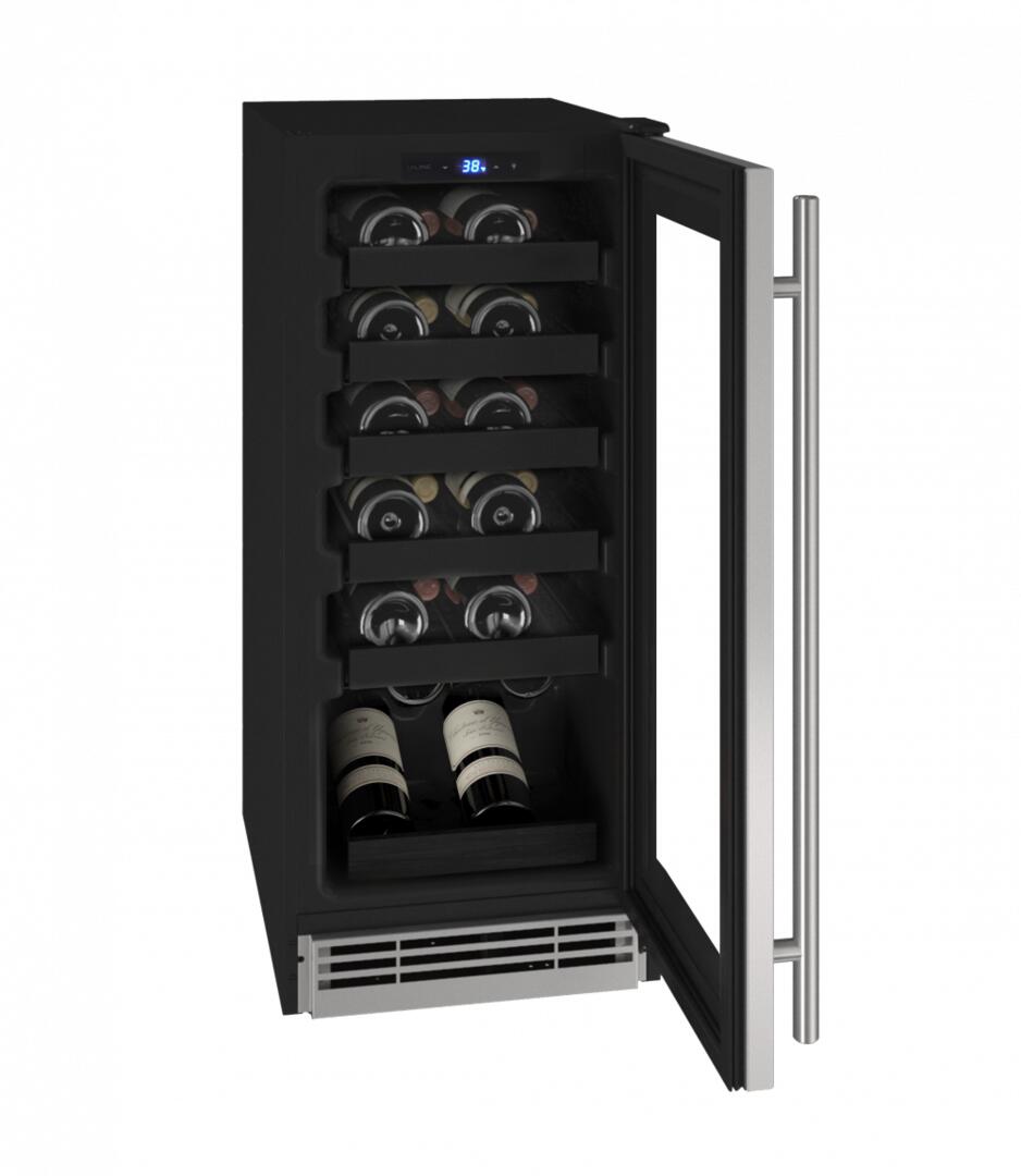 U-Line UHWC115SG01A 1 Class Series 15 Inch Stainless Steel Wine Cooler