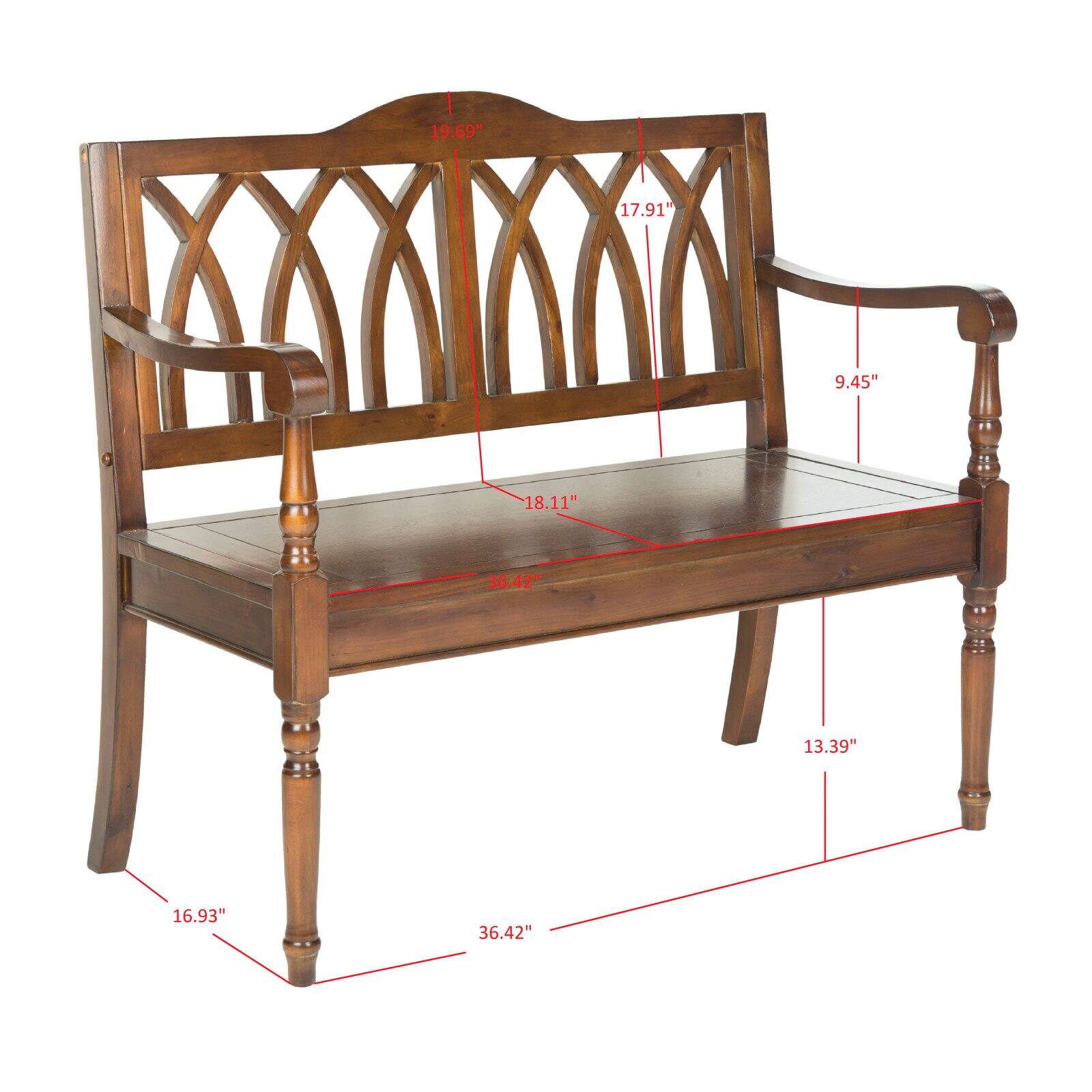 Safavieh Benjamin Indoor Entryway/Bedroom Bench