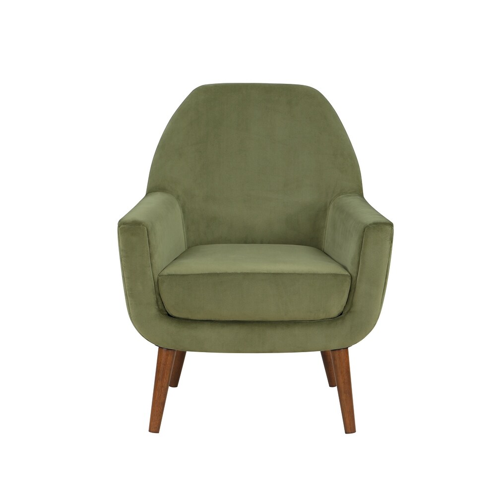 Adrian Mid Century Velvet Arm Chair by Greyson Living