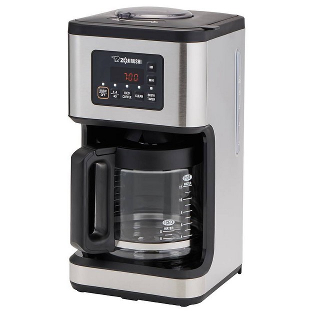 Zojirushi Dome Brew Programmable Coffee Maker Ec esc120 Stainless Black