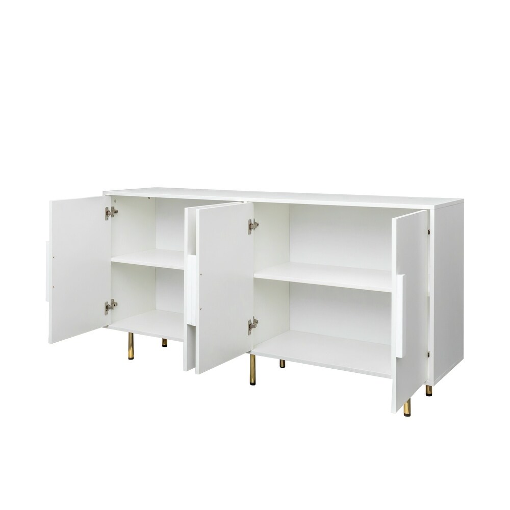 Sideboard Buffet Cabinet with 4 Doors