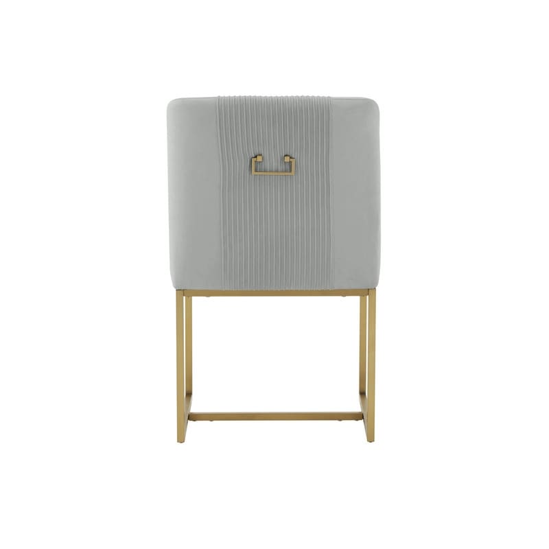 Lisa Pleated Velvet Dining Chair By Inspire Me! Home Decor