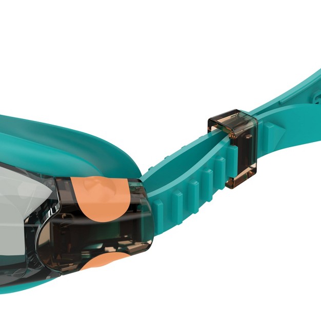 Speedo Adult Hydrofusion Pro Swim Goggles Teal coral