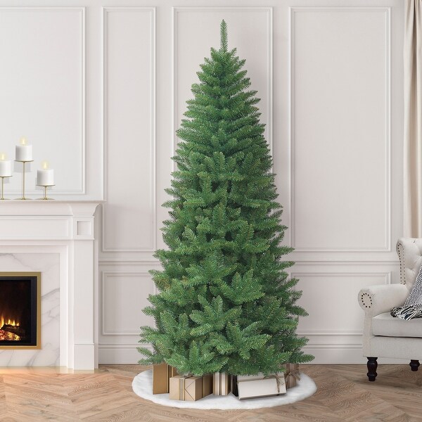 Puleo International 7 ft. Unlit Carson Artificial Pine Tree