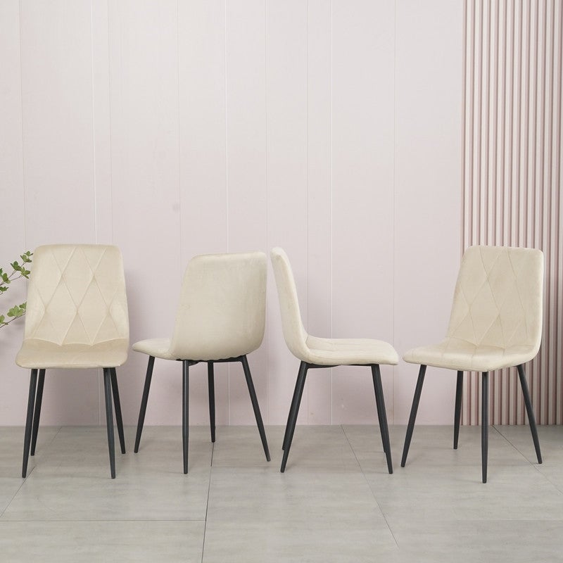 Modern Velvet Dining Kitchen Chair (set of 4)