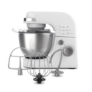 Hamilton Beach 4 Quart 7-Speed White Stand Mixer with Tilt Head 63388