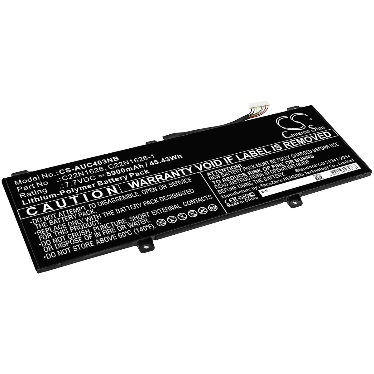 Asus C213NA C403NA Chromebook C403NA Chromebook C4 Replacement Battery BatteryClerkcom Laptop and Notebook