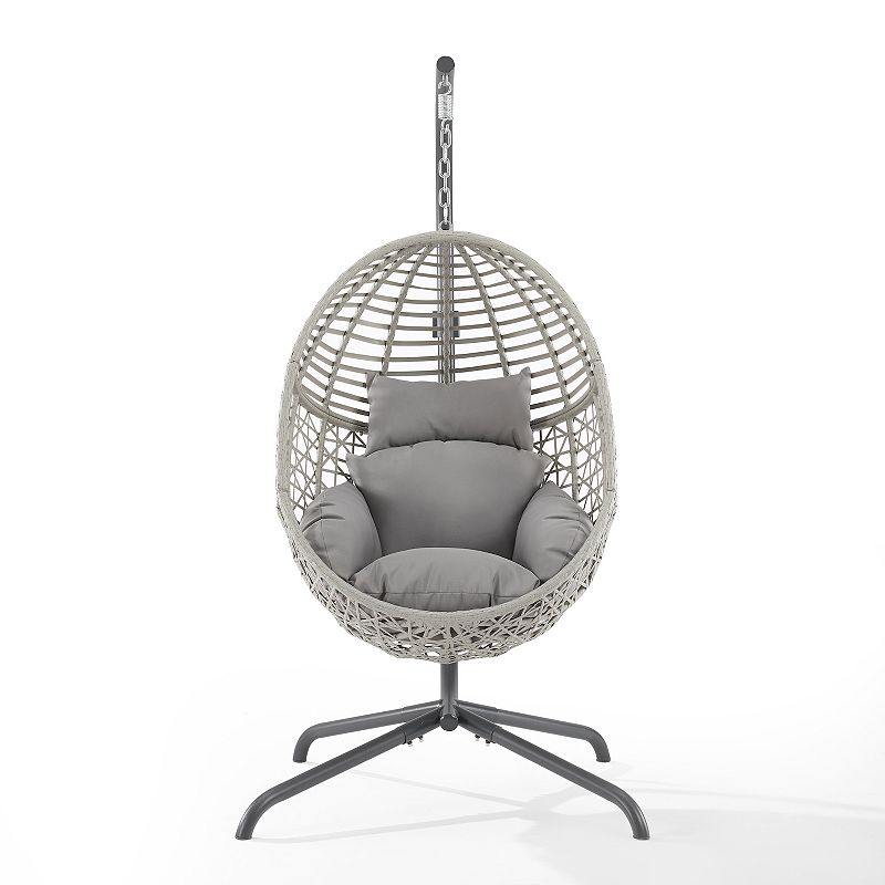 Crosley Lorelei Indoor / Outdoor Wicker Hanging Egg Patio Chair