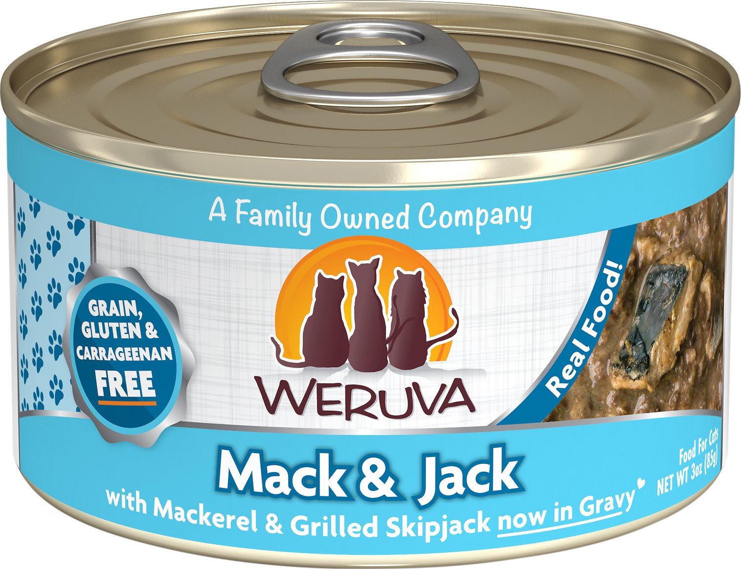 Weruva Mack And Jack With Mackerel and Grilled Skipjack Now In Gravy Gra