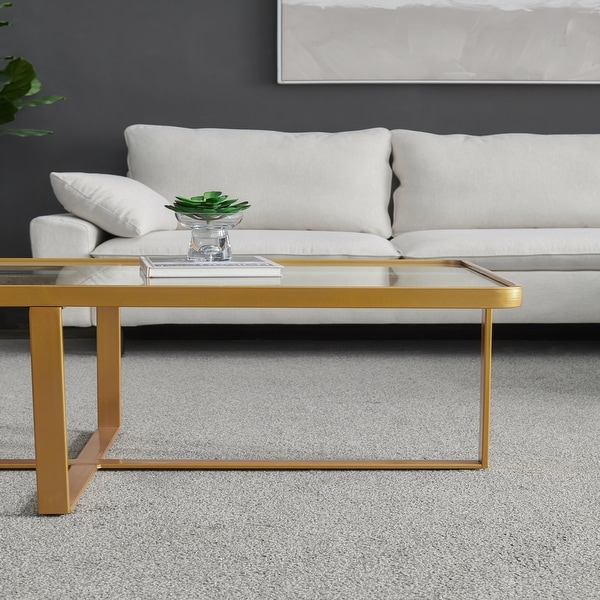 Rectangle Coffee Table with Sintered Stone Tabletop