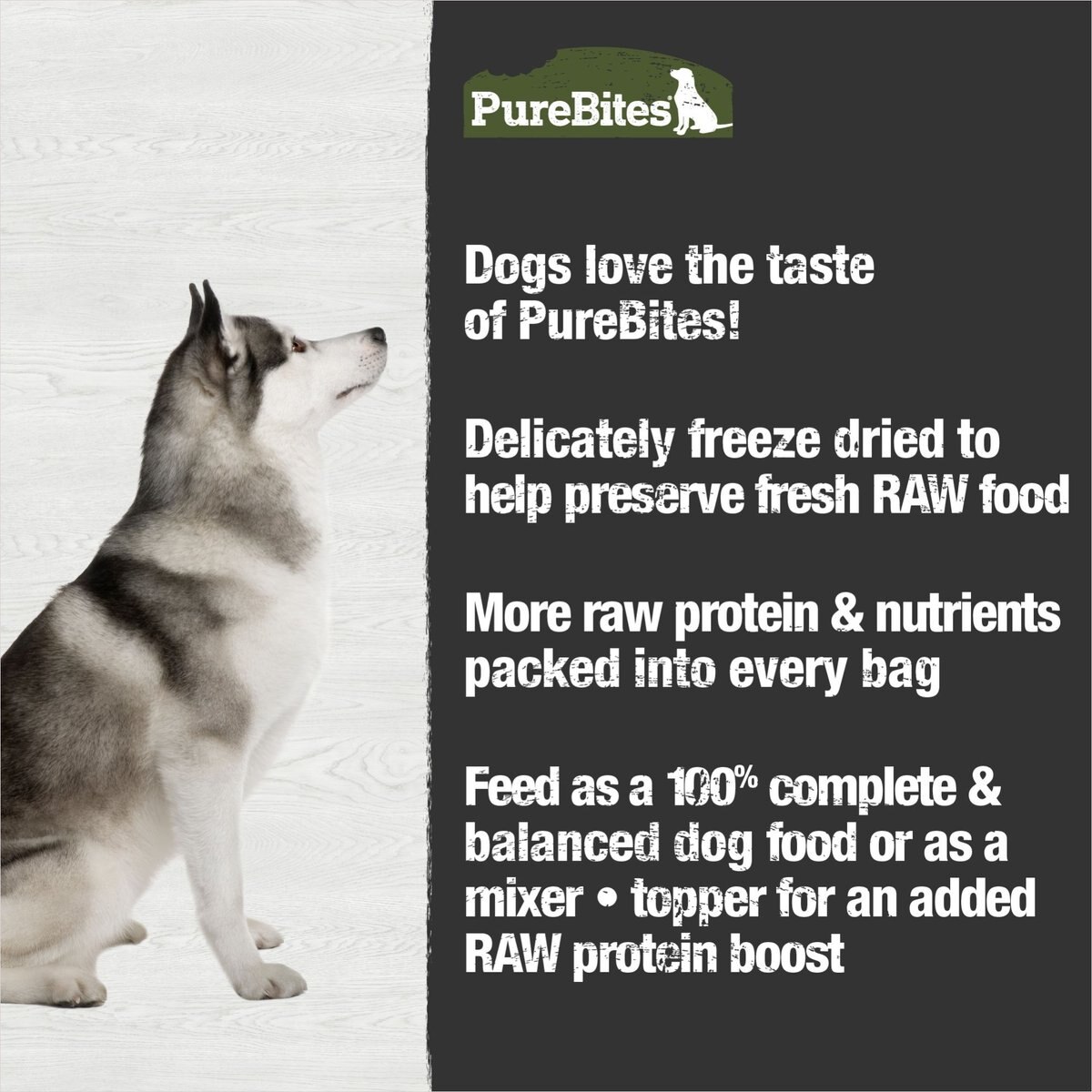 PureBites Beef Freeze Dried Topper for Dogs