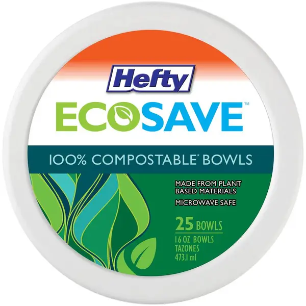 Hefty 25-Count 16 oz ECOSAVE Bowls