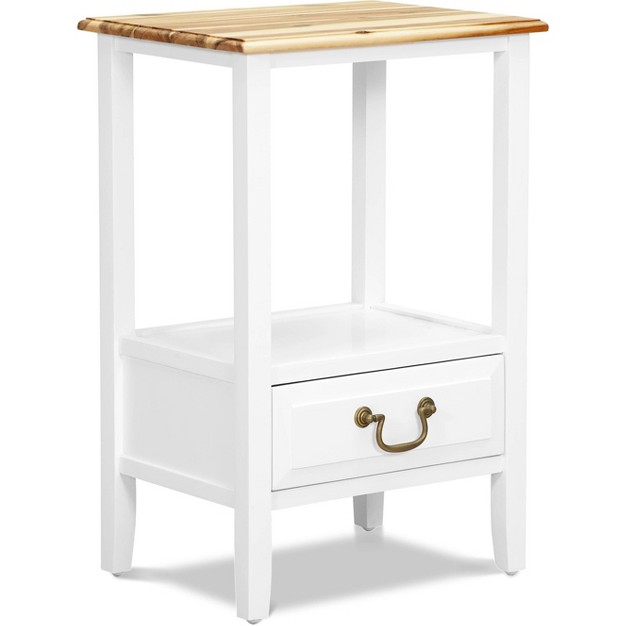 Harris End Table White Clickdecor