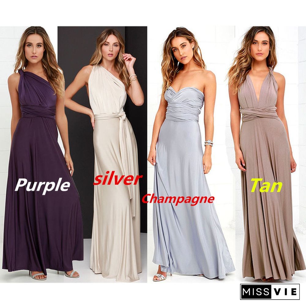 Women's Fashion Sexy Dress Formal Dress A Variety Of Ways To Wear Cross-Flush Sexy Skirt 15 Colors