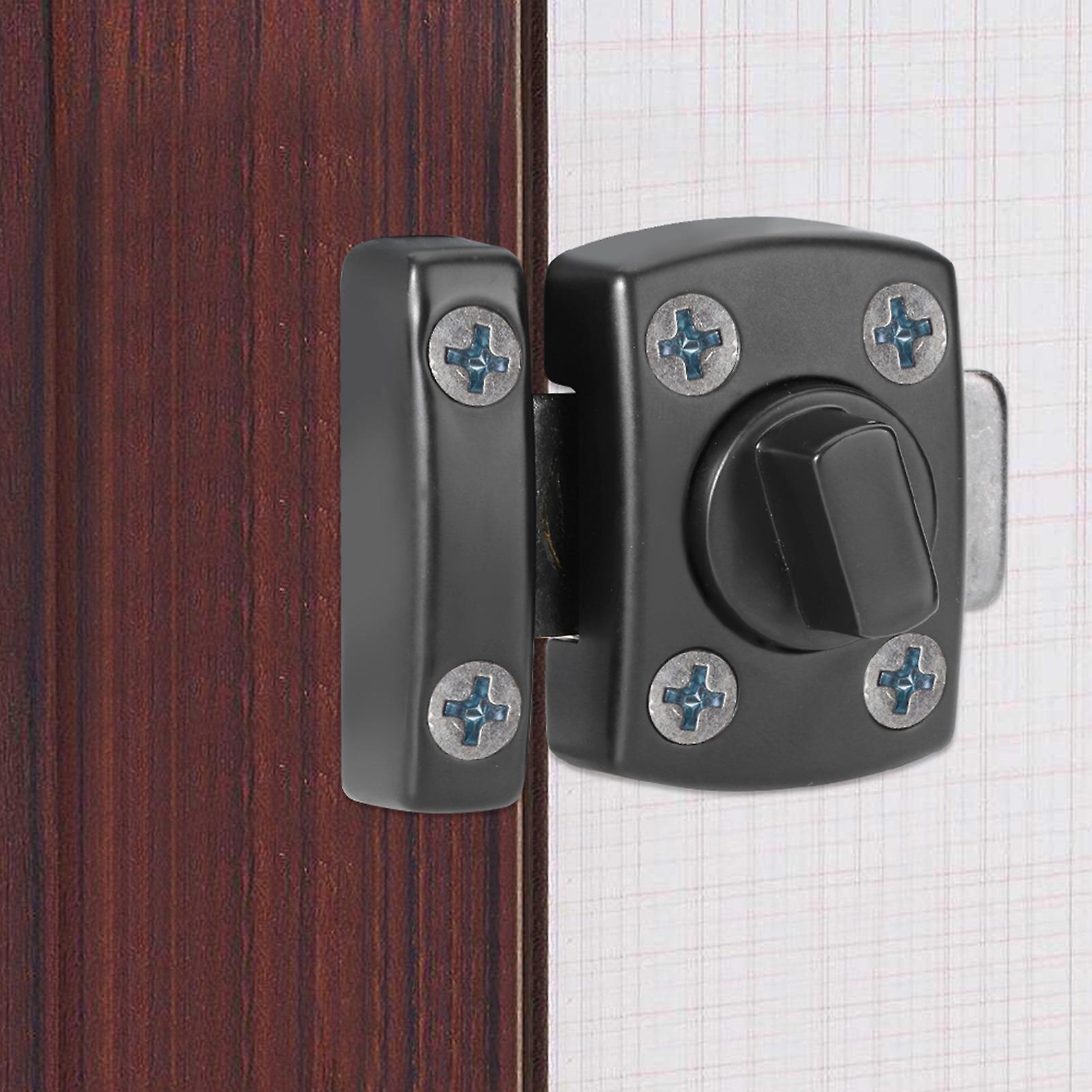 Door Latch Lock Household Security Special  Zinc Alloy For Door  Window Prevent Theft Lock Black