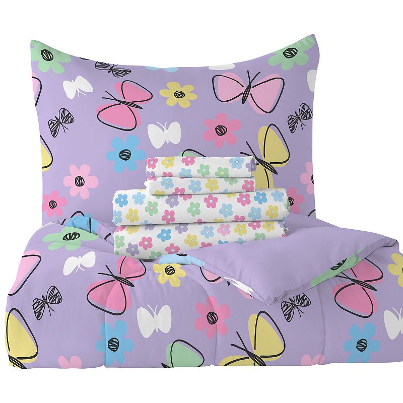 Dream Factory Sweet Butterfly Bed Set