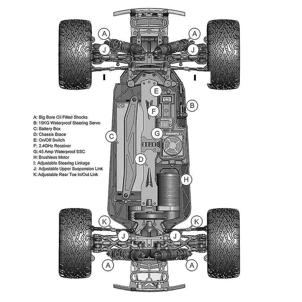 2pcs Aluminum Front Rear Upper Suspension Arms Compatible With 1/10 Redcat，2