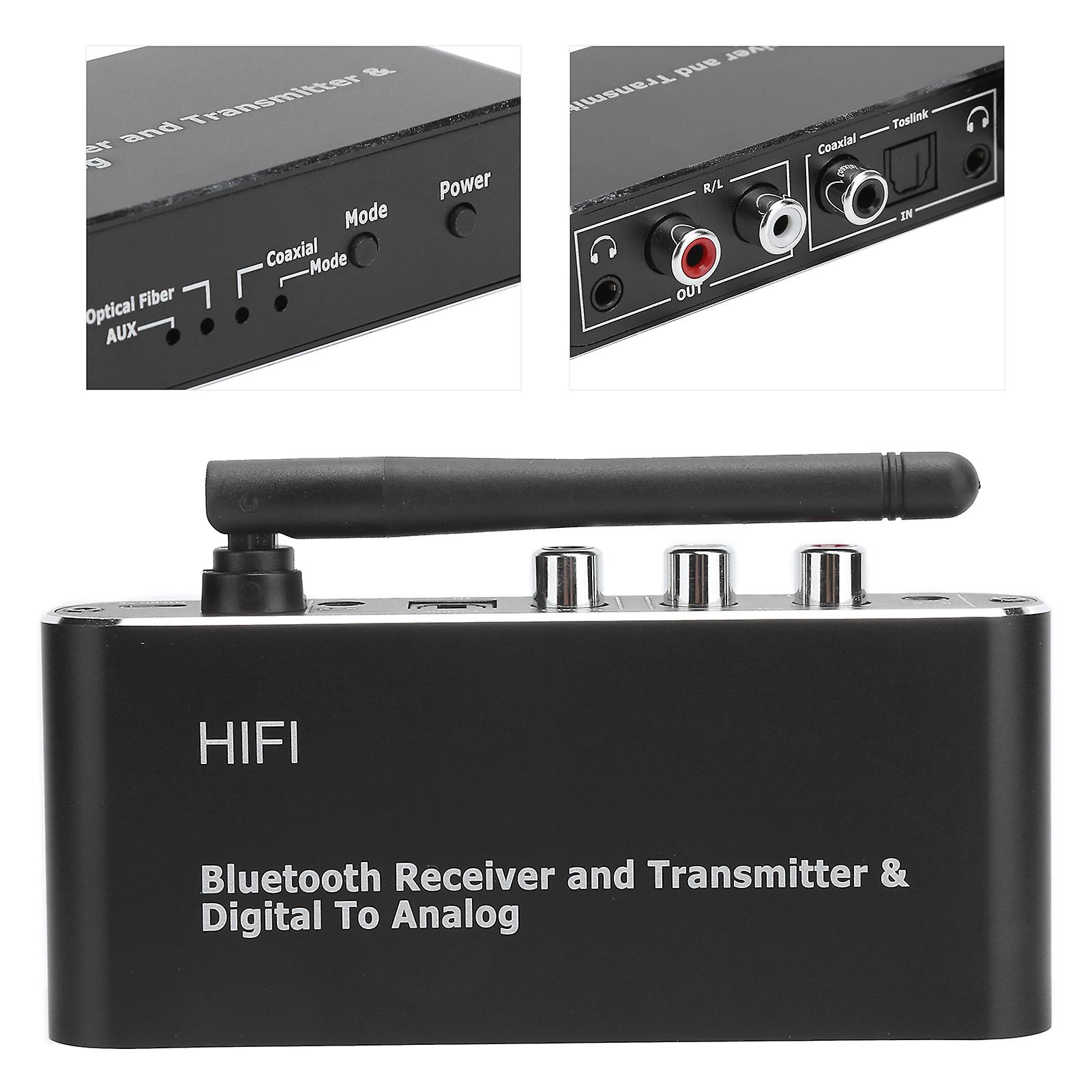 Coaxial Converter Wireless Digital Dac To Analog Audio Adapter With Bluetooth Receiver D09