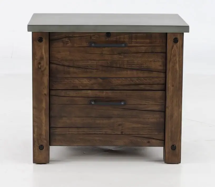 Japer Rustic File Cabinet