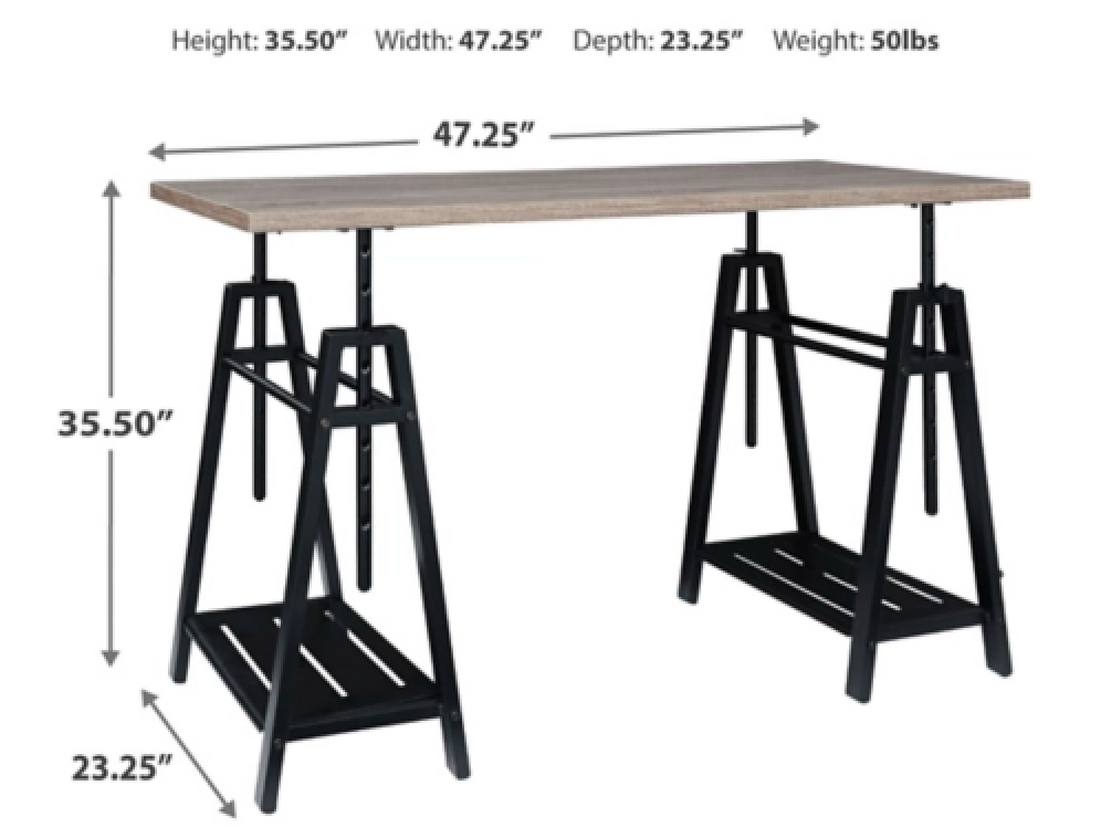 Irene Adjustable Height Desk