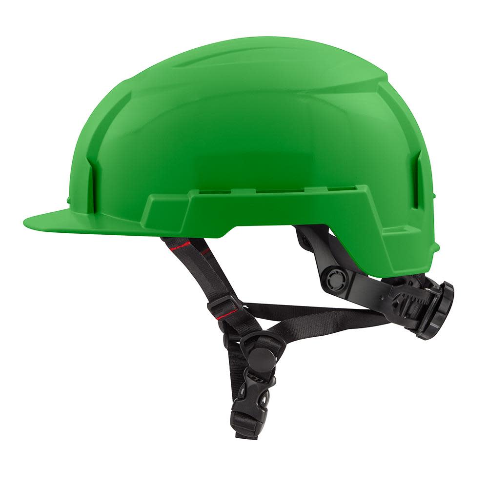 Milwaukee Green Front Brim Helmet with BOLT Class E 48-73-1327 from Milwaukee