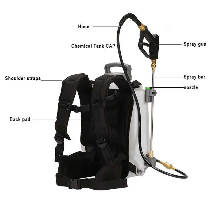 Long use life agricultural electric backpack sprayer backpack sprayer 15 litre backpack sprayer