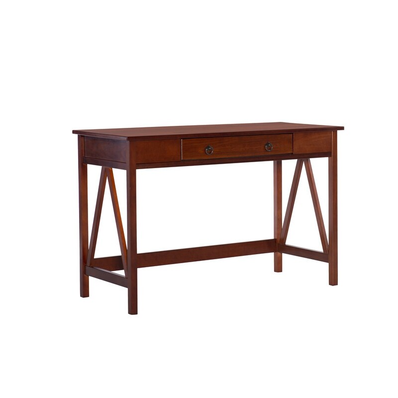 Linon Cranesbill Antique Tobacco Writing Desk