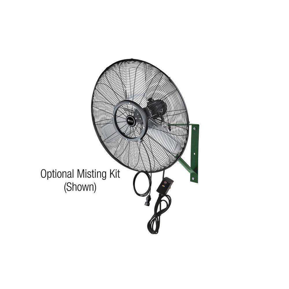 King Electric 24 in. Outdoor Rated Oscillating Black Wall Mount Air Circulator WFO-24